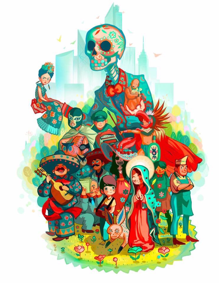 Mexicanos, a pesar de las diferencias #🇲🇽❤️
Artista: M. K. Castaneda