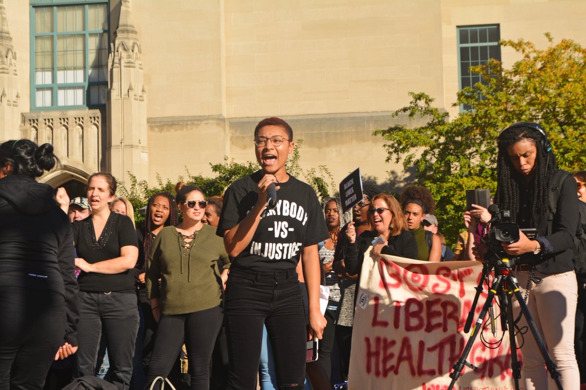 roswellwrites's tweet photo. #BUWalkOut #Blacklivesmatter https://t.co/derLBlVYpA