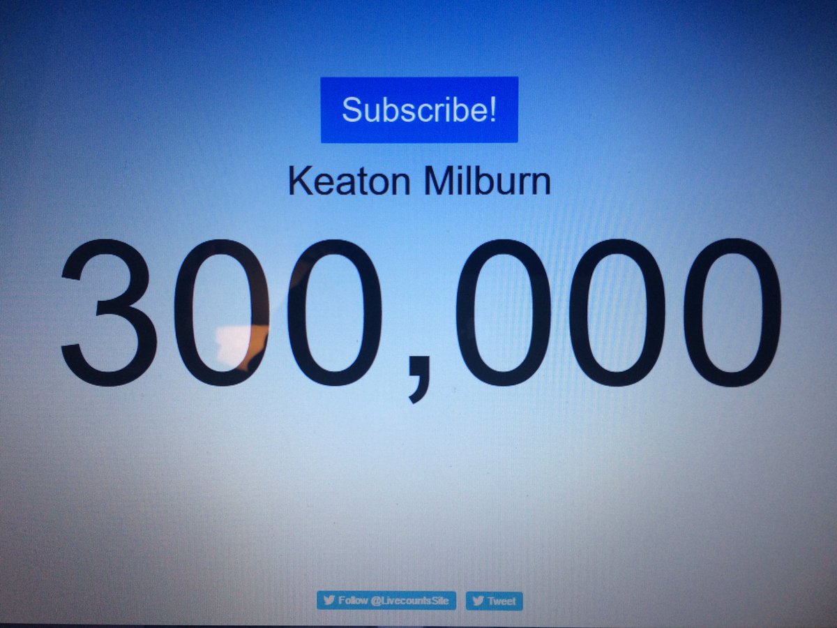MilburnUpdates's tweet image. GUYS IM SCREAMING😭 KEATON FINALLY HIT 300K SUBSCRIBERS!!!! IT REALLY HAPPENED! IM SO PROUD OF HER OMG😭💛💛😭💛