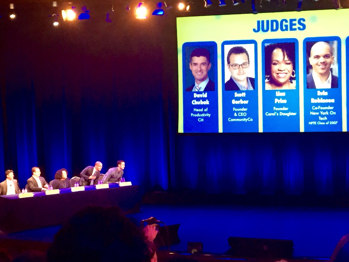 scottgerber's tweet photo. Honored to judge @NFTE's National Youth Entrepreneurship Challenge this evening. Incredible teams. Congrats Girls Coloring for Change! https://t.co/dZXvSrQCFU