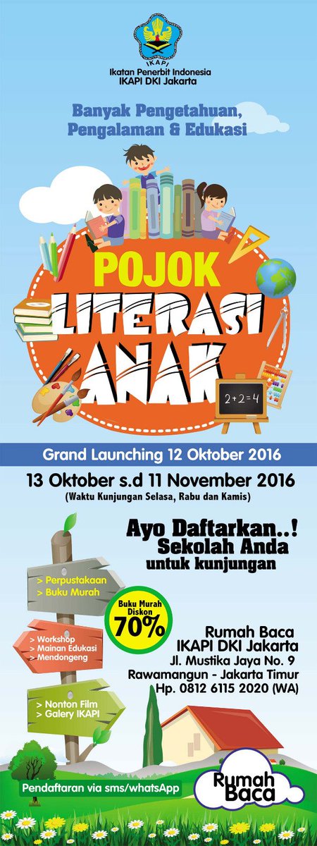 Grand Launching Rabu, 12 Oktober 2016. Ayo daftarkan segera sekolah anda!