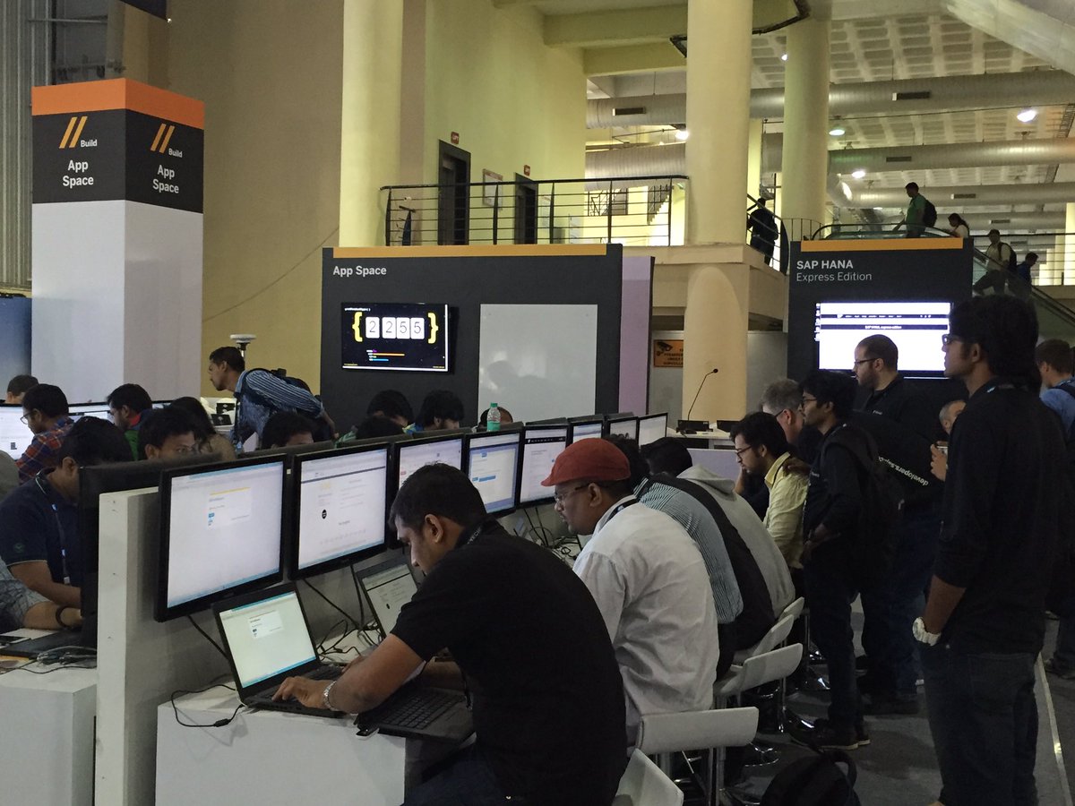hmlosada's tweet image. Visit us today in the App Space at #SAPTechEd Bangalore to learn about #SAPHCP, #SAPHANA express edition, #SAPUI5 and build your first apps