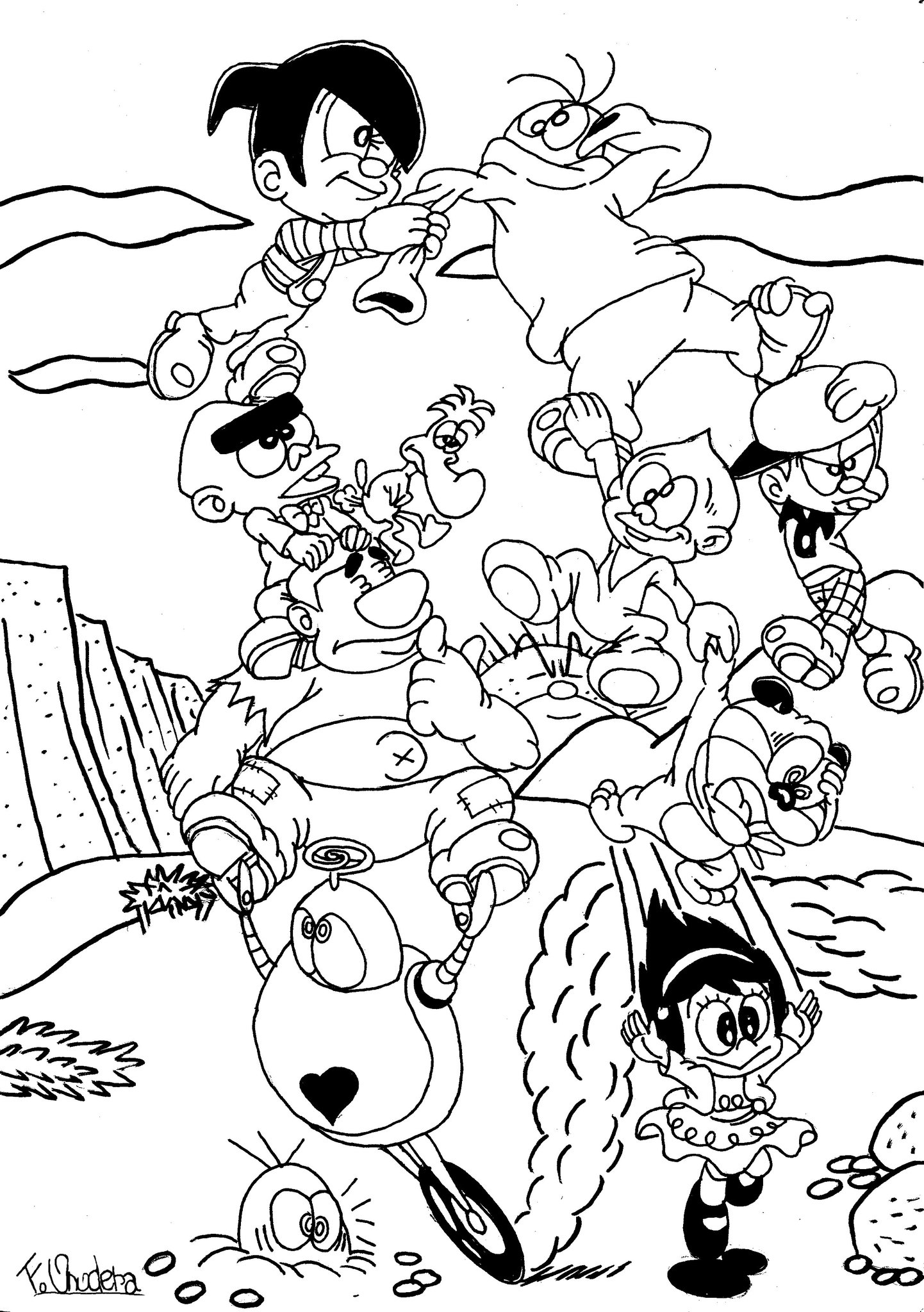 Felipe Ondera Ganbare Robocon A Tribute To Shotaro Ishinomori Gag Manga For Inktober Day 6 石ノ森章太郎 石森章太郎 さるとびエッちゃん ボンボン ロボコン ドンキッコ となりのたまげ太くん T Co Nmgwtd1nih