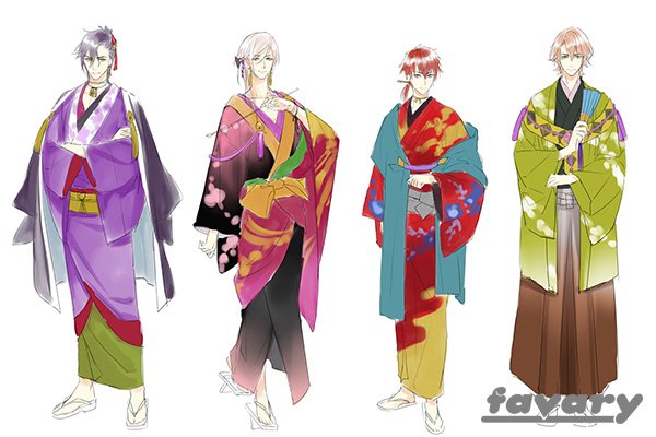 Favary フェイバリー 公式 徒花の契り 初期キャララフを公開 浅葱 こと葉 剣持は今と少し違いますね T Co Jbhmpfnrqw Twitter