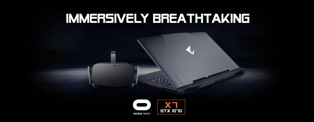 AorusOfficial's tweet photo. Proud to announce that the latest #AORUS #X7v6 is now one of the 1st #Oculus Ready Laptops!
Check > https://t.co/gB2S2sOYnt
#OculusReady #VR https://t.co/3UslwUmmO1