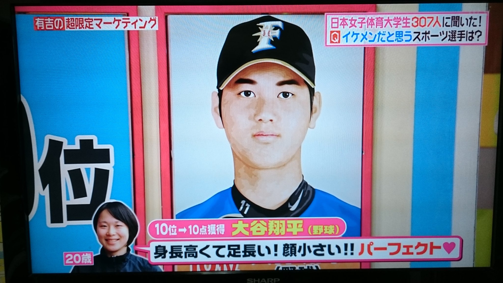 大阪のみるるん ヒルナンデスで河北さん 野球でイケメン と言えばー 言えばー 筒香選手 会場爆笑 だって私 大好きなんだもん ならイケメンだわ 結局 ナンチャンが大谷くんを当てました けど10位でした 日本女子体育大学の307名が