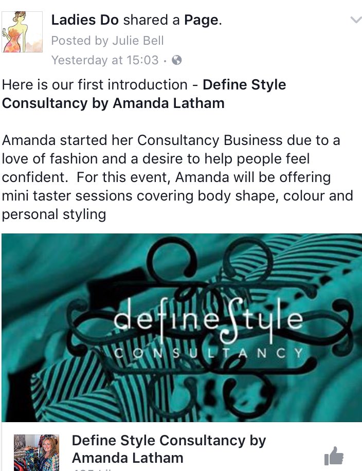 Encase you missed it - here's just one of our unique stalls we will have at the event. Come along for a taster session with Amanda! 👗😊