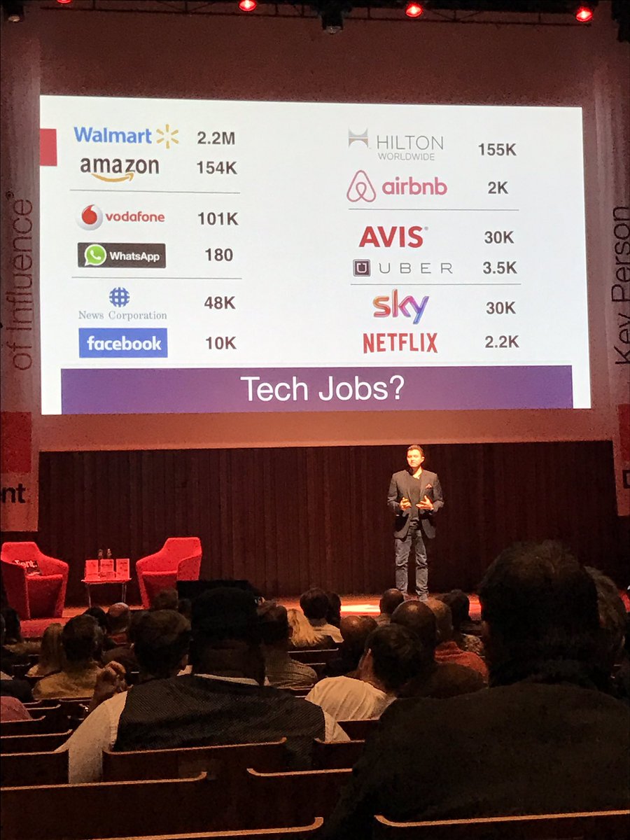 yada_events's tweet photo. Interesting stats on #disruption and #techjobs at @keyperson_kpi's London event. #dent2016 #London #Barbican #trends https://t.co/4NVEkJP1mj