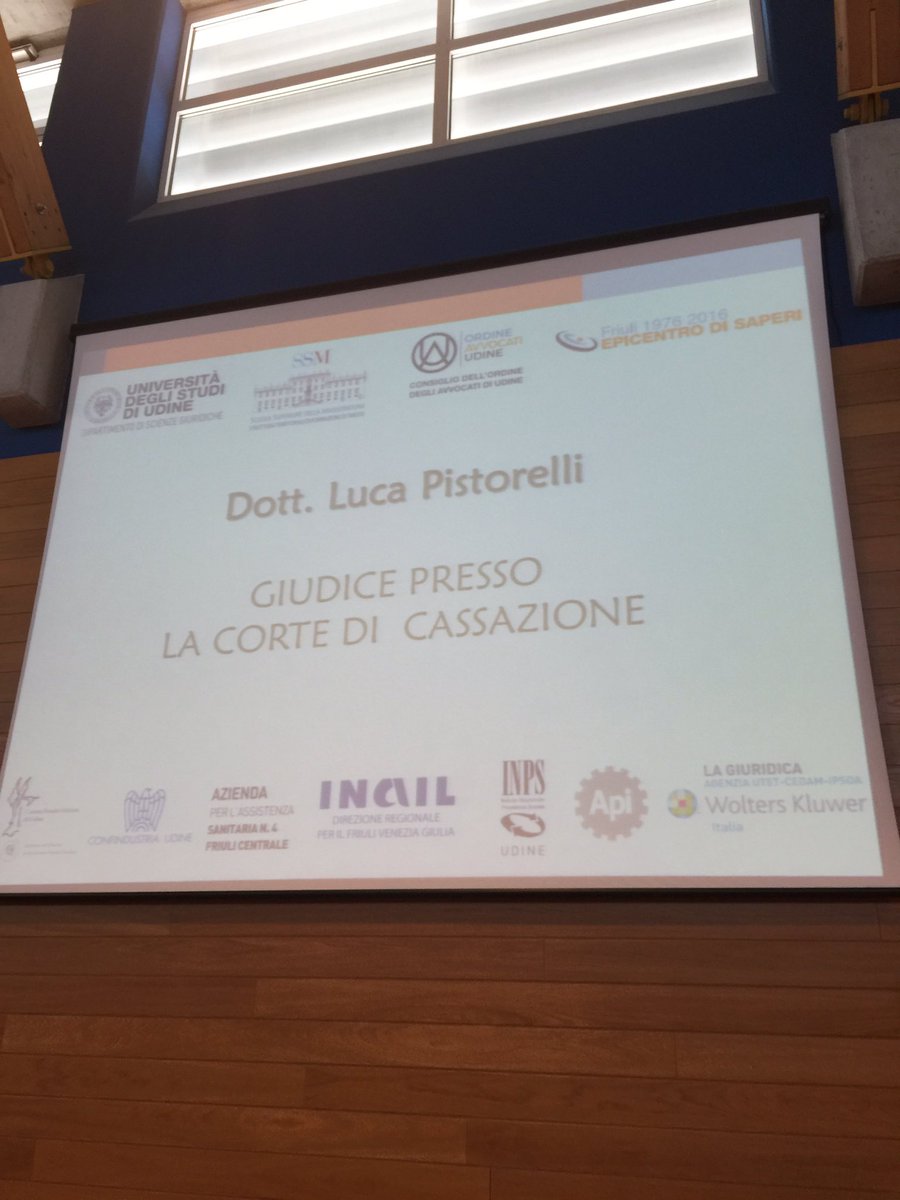 lablavoro's tweet photo. #trevoci per il #premiolombardi #sicurezza sul #lavoro @uniud #magistrato dott. luca pistorelli @MarinaBrollo @la_zilli #giuriuniud https://t.co/8FoE502p6E