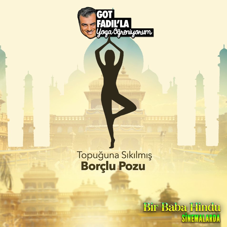 Yoga raconlarından biri de, tek ayak üstünde durabilmek.😃🐄🐮📺 
#BirBabaHindu sinemalarda. 
Biletler: 
bit.ly/2cQ2vCo