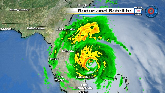 More than an hour of a sustained wind of 44 mph & a gust of 62 mph in #VeroBeach #Florida #HurricaneMatthew https://t.co/JoCP8ROL79