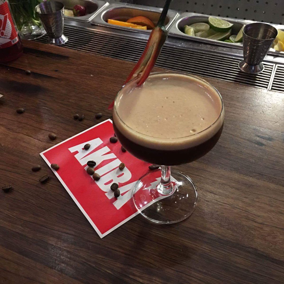 sofranksocial's tweet photo. Cheers to the weekend! @akibacbr makes great cocktails &amp; if you are lucky, Russell will make one that suits you to a T 🍸 https://t.co/m2WxmgTX8v
