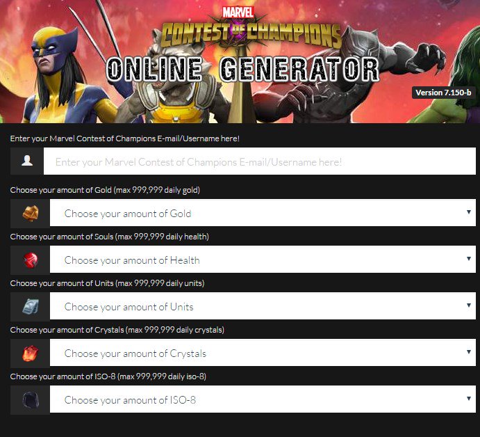 marvel contest of champions free units 2016 marvel contest of champions free units 2016