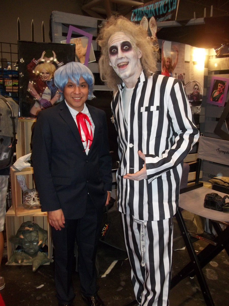 ItsMeFerno's tweet image. Beetlejuice, Beetlejuice, Beetljuice... Still one of my favorite Tim Burton movies. Awesome Bettlejuice cosplay. 8/10 #NiceFuckingModel