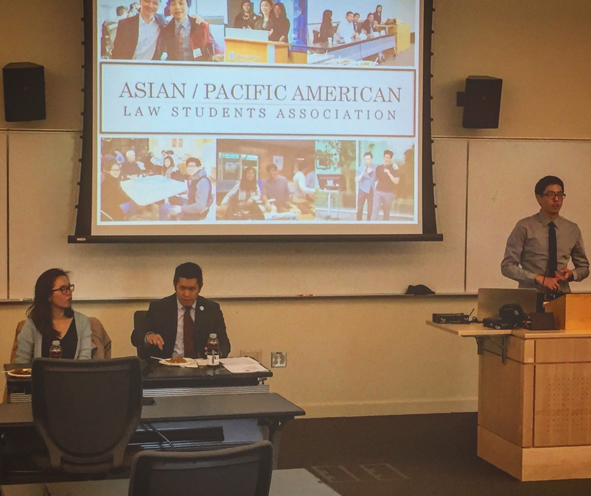 ABAW_WA's tweet photo. Today 10/6 Jeanie Gong and Dainen Penta presented "Networking Etiquette" to @UWSchoolofLaw students #seattle #lawyerlife @ABAW_WA #workaroom https://t.co/uSk85vCjSL