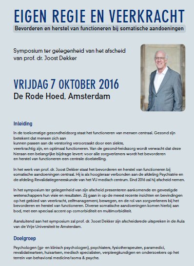 Janssen_Thomas1's tweet photo. Vandaag geeft mijn @Reade_020 en @VUmcAmsterdam collega prof Joost Dekker zijn afscheidsrede. Indrukwekkende carrière. https://t.co/nRS2l0qmoK