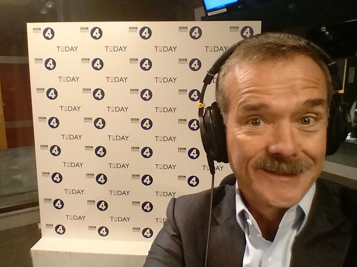 Cmdr_Hadfield's tweet photo. Good Morning @BBCRadio4! Let's have a chat. https://t.co/ac1Z1X1NyO