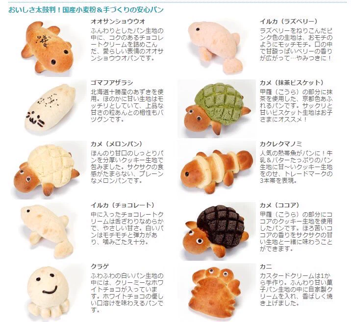 これ目的で行きたくなる？京都水族館のカフェで売られている「すいぞくパン」がかわいい！