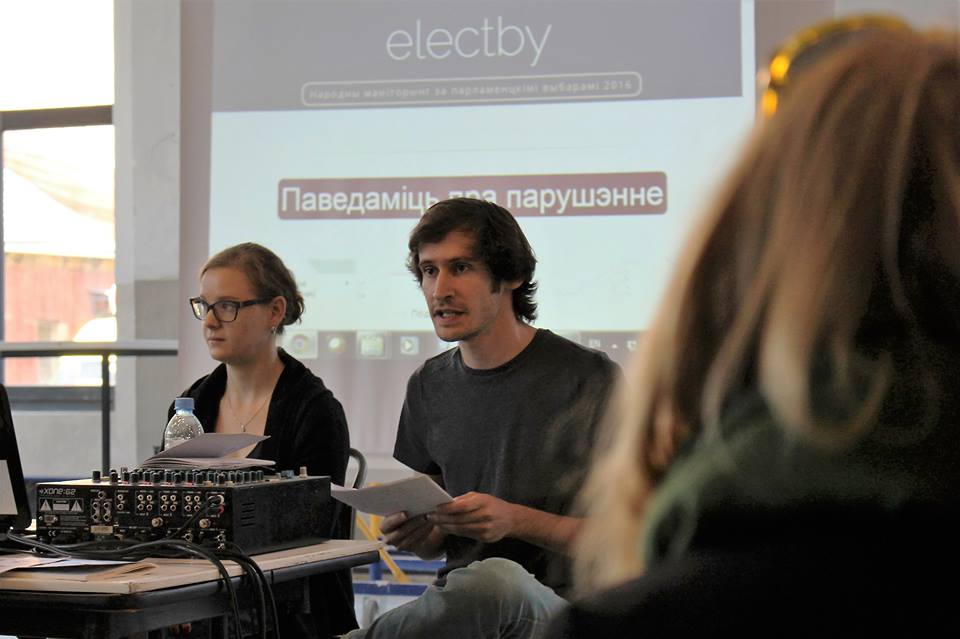 BelarusVotes's tweet photo. Our joint discussion with @isfed_official about "Election Observation by Civil Society Activists" at @mitost_org-Festival @ #mitostfestival https://t.co/f2VvHbpPM1