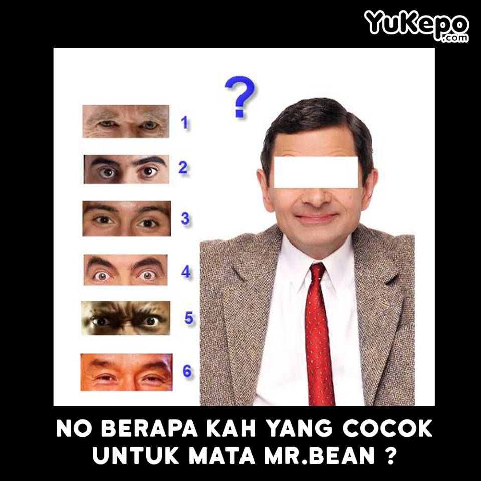 Nusantara Media On Twitter Hayoo Tebak Nomor Berapa Mata Mr Bean