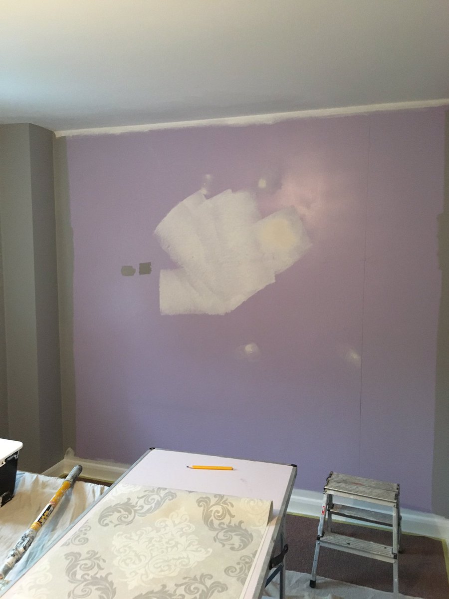 Already to go!! <a href="/GrahamandBrown/">Graham & Brown</a> 
Feature wall Friday!! <a href="/lillywhitepd/">Lillywhite</a> 
#alwaysaqualityfinish