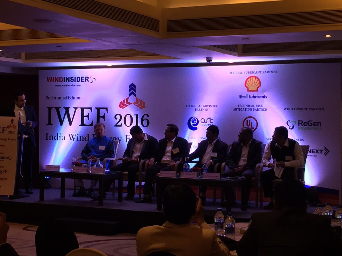 WindInsider's tweet photo. Discussing O&amp;M and Wind Farm Asset Management #IWEF #iwef2016 #panamawind #energonpowe #powercon @inoxwind @TataPower https://t.co/3zxcEY0MPJ