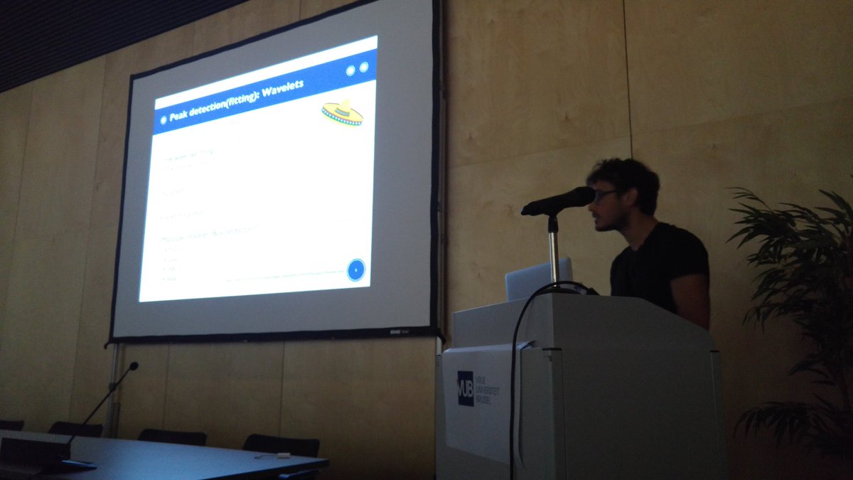 IB2-RSGBE Symp: Charlie Beirnaert from <a href="/biominaBE/">biomina</a> <a href="/UAntwerpen/">UAntwerpen</a> speaking about...SPEAQ2.0:NMR analysis: easier and better #rpackage #wavelets