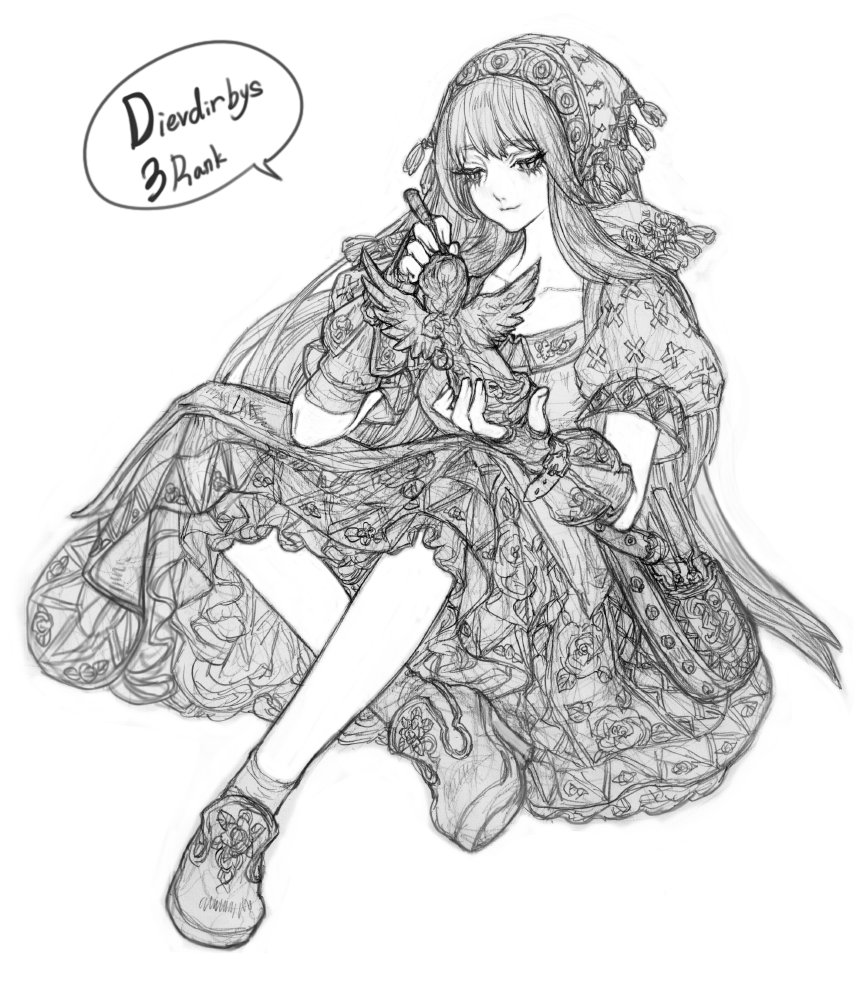 8888MAGGI8888's tweet image. 간만에 트오세 셀프 덕질입니다+_+)/
3랭크 직업군들 연필 스케치예요~~