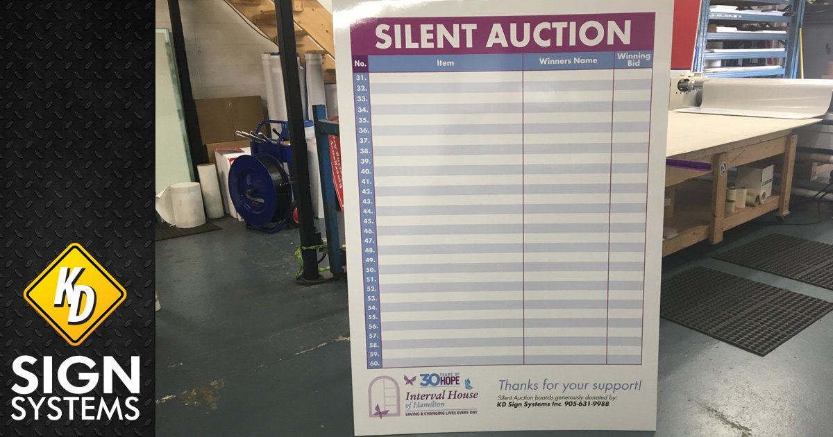KdSigns's tweet image. Giant Dry Erase board #signs designed, printed and #donated for the fabulous community charity @IntervalHamOnt