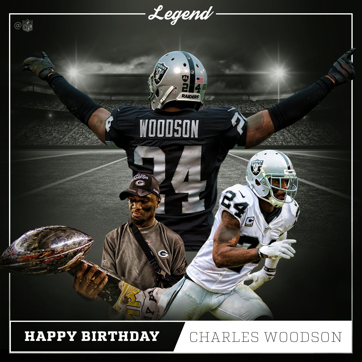 NFL's tweet photo. L-E-G-E-N-D.

Join us in wishing Mr. @CwoodsonF a HAPPY 40th BIRTHDAY! 🐐 https://t.co/4NfJ6r9INl