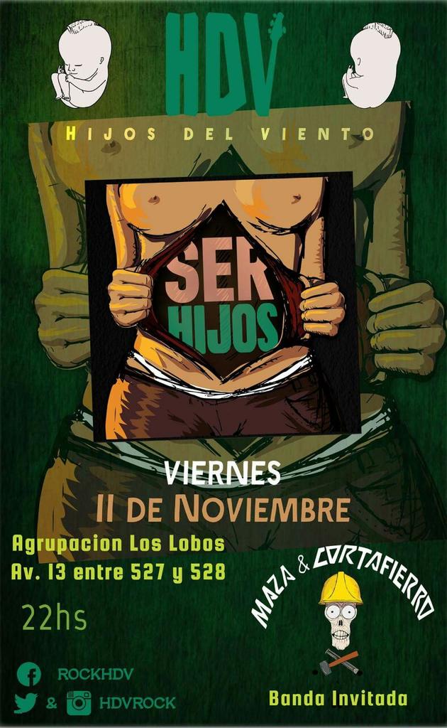 Se viene la presentación del disco!!!
#serhijos
