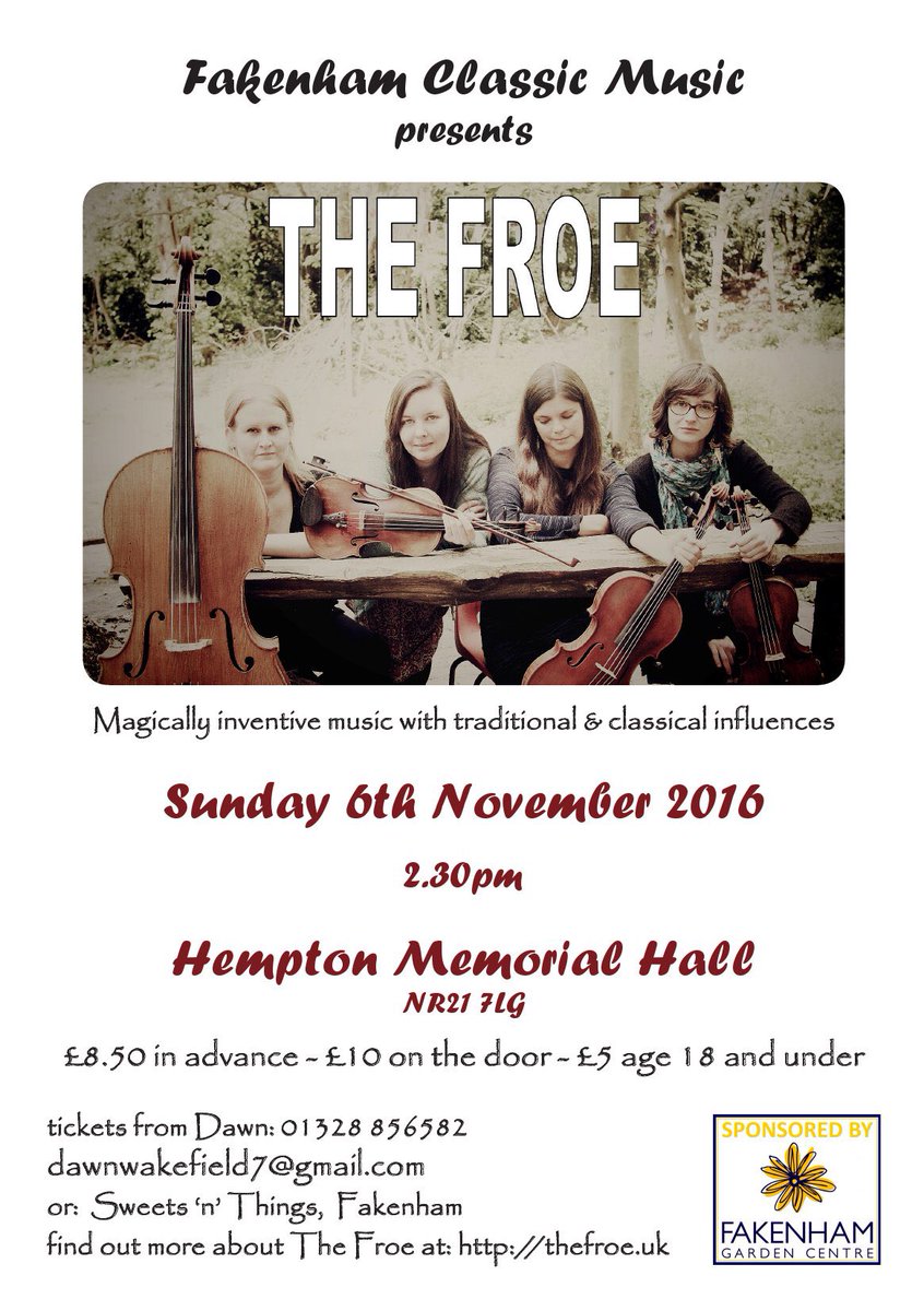 We're off to Fakenham in November
