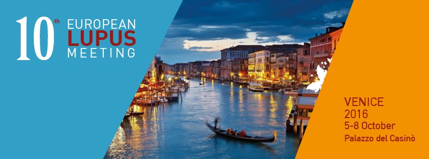 #10LupusMeeting official hashtag for the congress