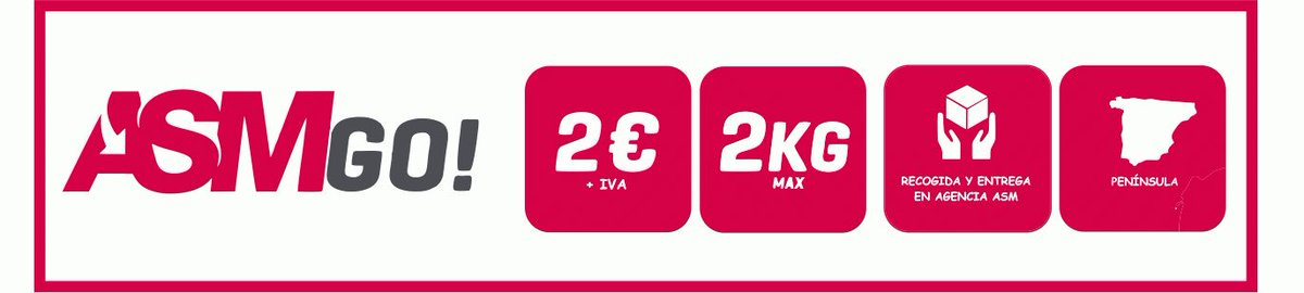 AsmEixample723's tweet photo. #ASMGO !!! Por 2€ + IVA tú envío en 24H a cualquier oficina #ASM con peso máximo 2Kg... Quien da más por menos ??? https://t.co/VdARbUpmLW https://t.co/pN2xrLA1K1