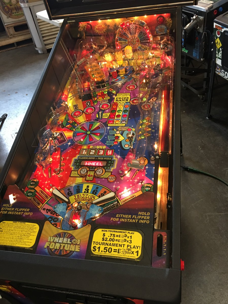 classicpinball's tweet photo. Just in beautiful HOME USE ONLY Stern Wheel of fortune pinball 4200
email classicpinballcorp@gmail.com https://t.co/VGy2Sy3SiV