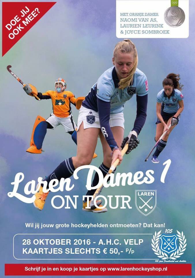 LiekevanWijk's tweet photo. Laren Dames1 komt naar AHC VELP!! 💥 Clinic, tips &amp; tricks, handtekeningensessie en persconferentie! Inschrijven? https://t.co/Nw9NXVv5YP 😀 https://t.co/yZAOF3lnws