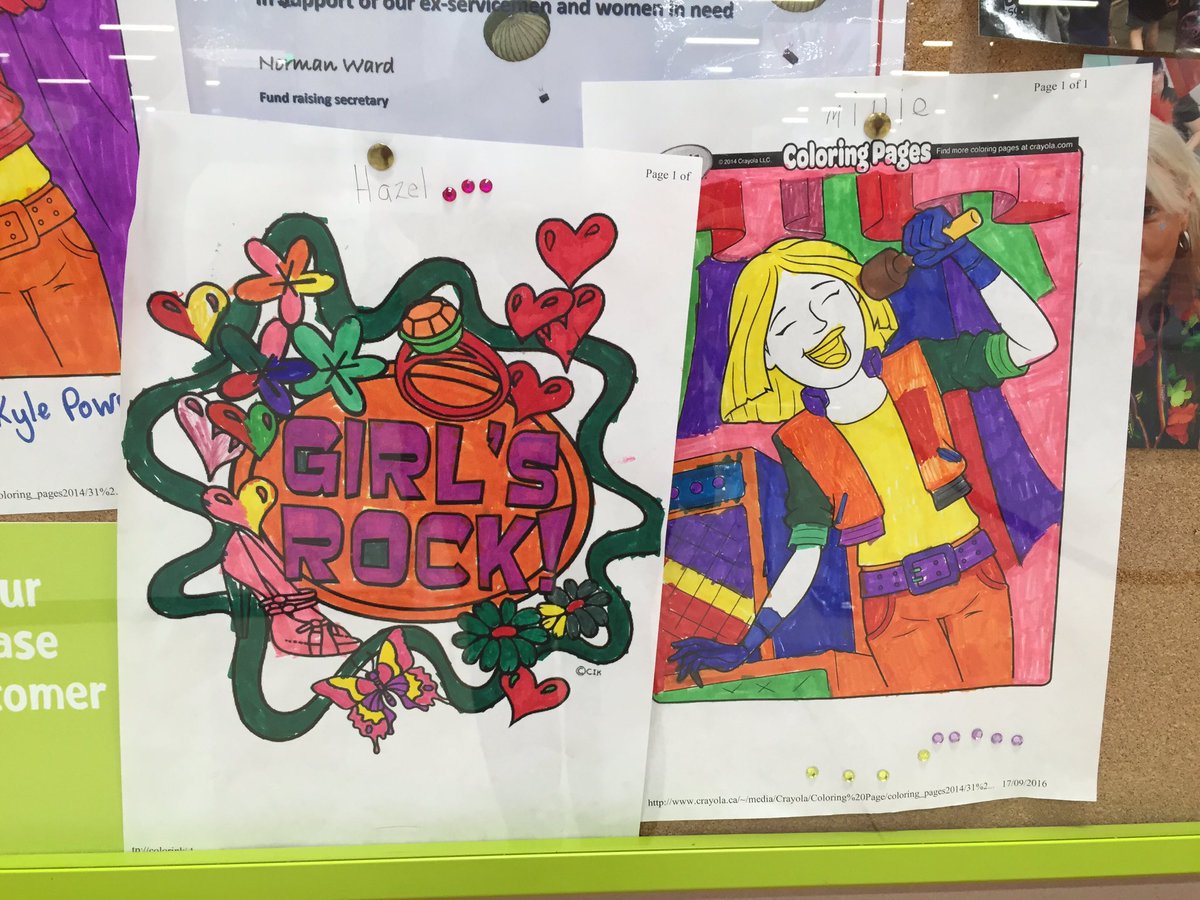 Thanks to my all time favourite customer, Millie, for colouring in with me. Proudly displayed on our community board x <a href="/TescoLever/">Tesco Little Lever</a>