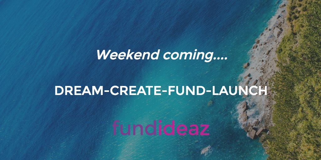 fundideazaus's tweet photo. Weekend coming.... start dreaming a new future! #crowdfundit #dream https://t.co/3IhG14XzoX