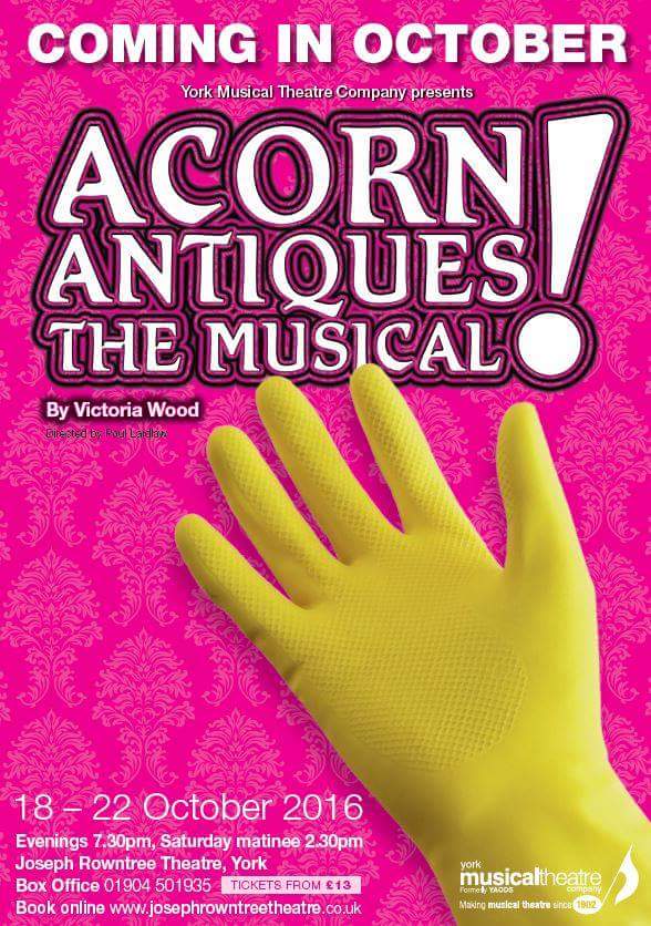 No better way to celebrate #NationalSmileDay than with Victoria Wood's hilarious show ACORN ANTIQUES! @jrtheatre 18-22 Oct