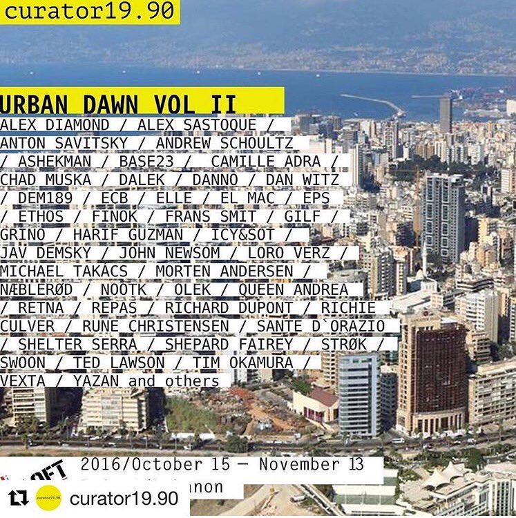 StudioCpt's tweet image. Eastside artist Frans Smit to exhibit in Beirut with Curator19.90