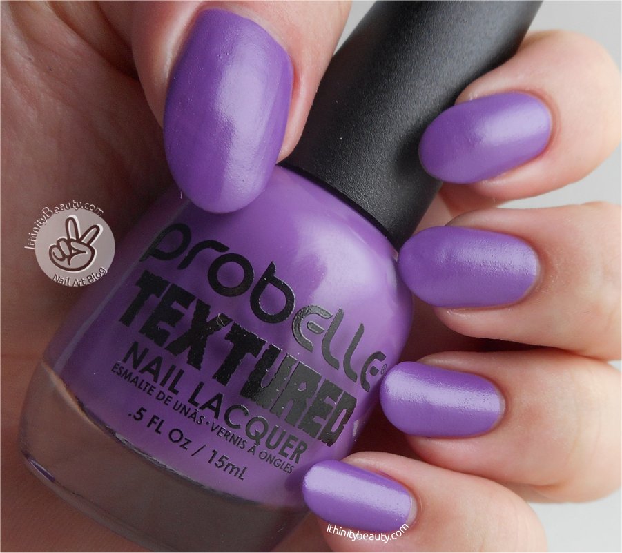 ithfifi's tweet photo. On with the beautiful @probellebeauty textured polishes, here is 'Textured Purple' - check out their page! #notd #nails #beauty #Probell https://t.co/r6B8CweDiE
