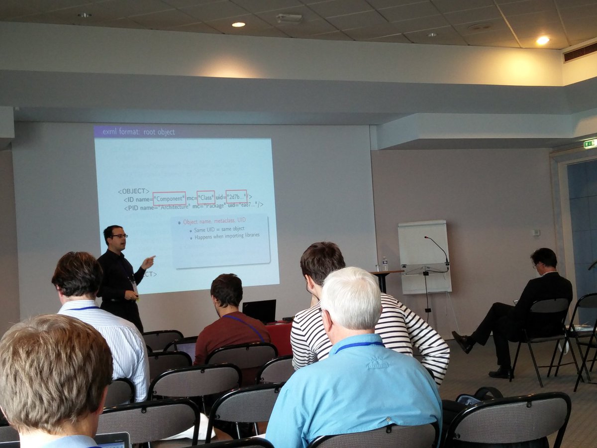<a href="/antoniogado/">Antonio García</a> presenting our ACM/IEEE MoDELS'16 paper on integrating the Hawk model indexer with Modelio #models16