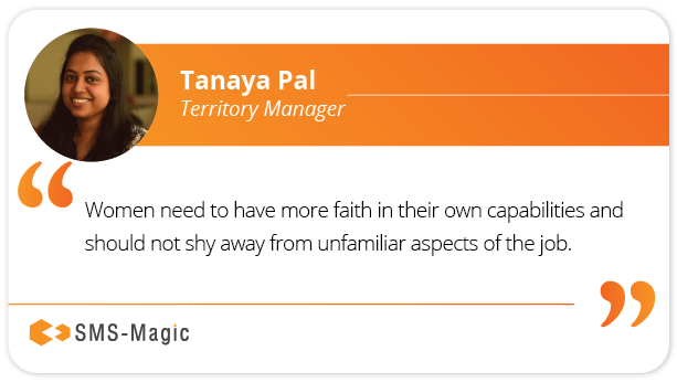 smsmagic's tweet photo. #womenintech @TanayaPal #DF16 #Dreamforce https://t.co/vf3bKosfRa