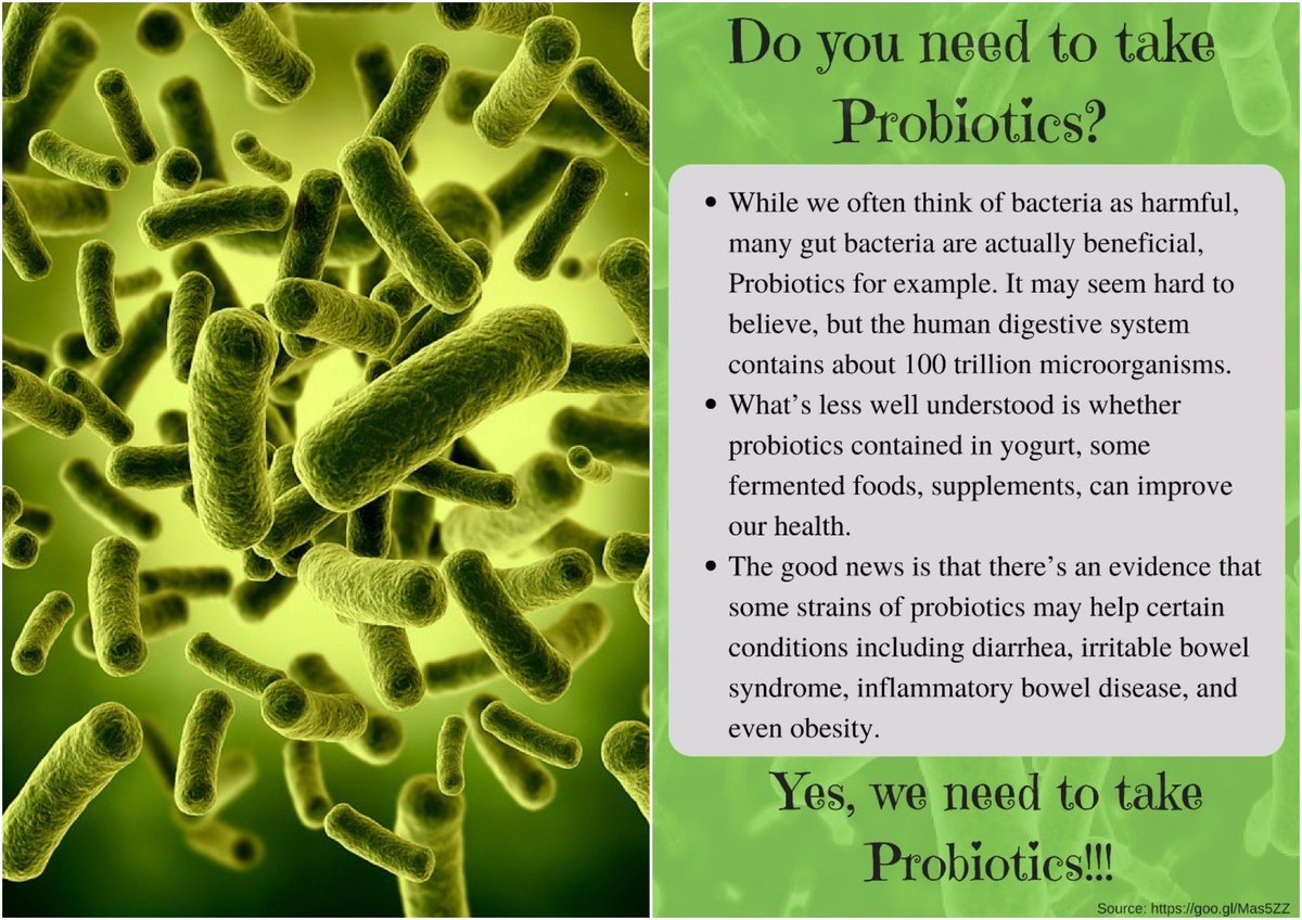NutrusHealth's tweet photo. Do you really need to take #Probiotics??? Yes!!!
#Nutrus https://t.co/JWDkYj9jjU