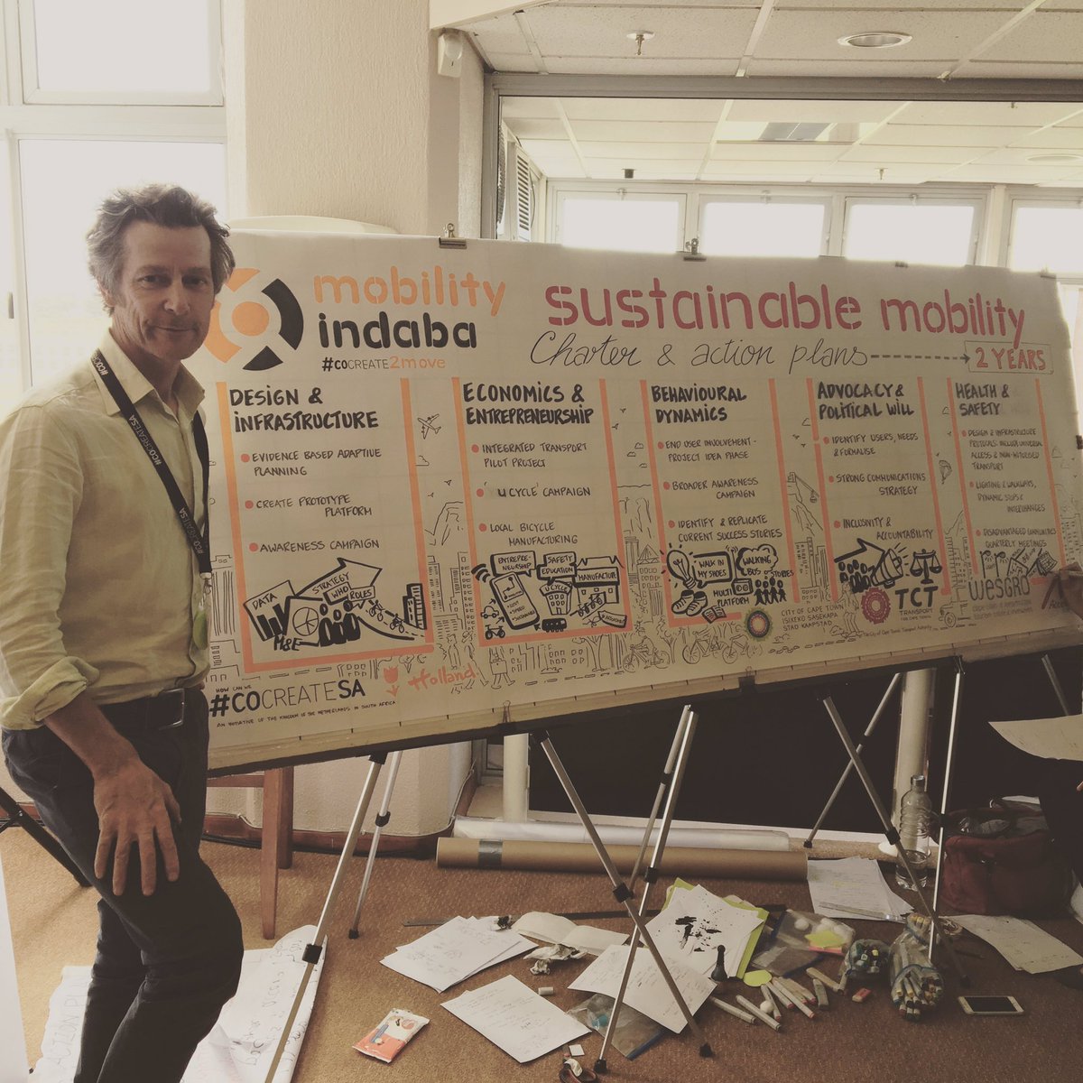 andrewmwheeldon's tweet image. #mobilityIndaba 2 successful days, let's create that bicycle city