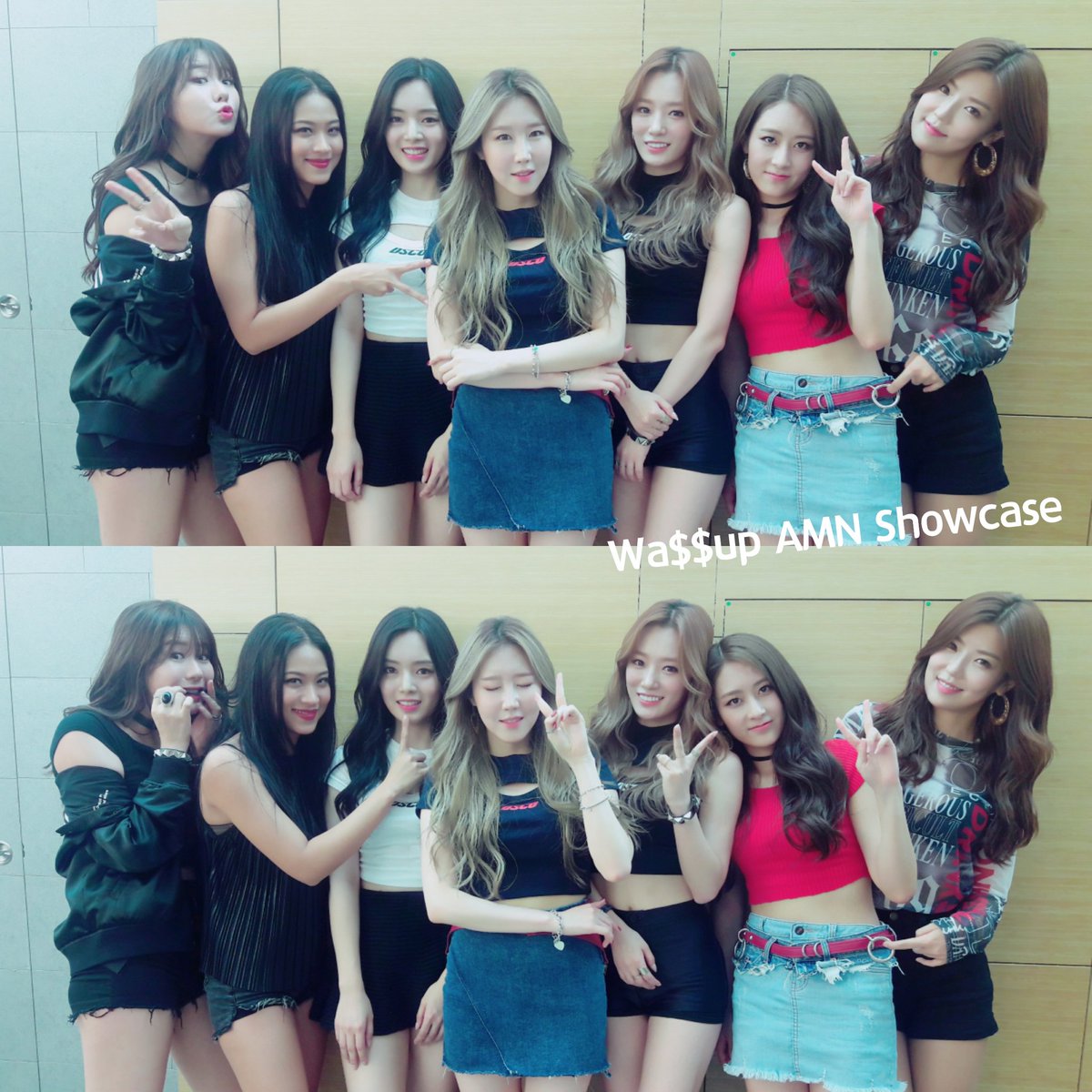 [#Wassup] #AMN #아시아뮤직네트워크  쇼케이스에 와준 우리 '#와플' 와줘서 너무너무 고마워요🙌🙌 가는 길 조심히!! 다음에 또 만나요~~