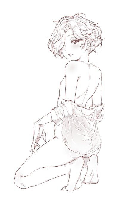 [落書き]普段頭の中はおっぱいとまOこがいっぱいだけど、たまに男の子を描きたい時もある、かなり楽しかった、NGだった人にすみませんね。 