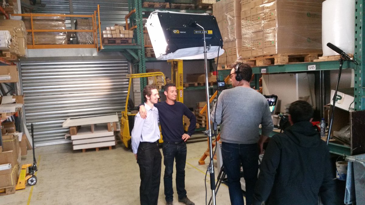 Today we're visited by <a href="/theumtv/">UMTV</a> a year after our crash at the <a href="/redbull/">Red Bull</a> #soapboxrace #teamlampje