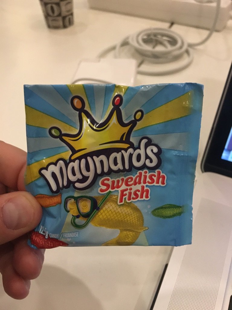 rtrouton's tweet image. Come to #macsysadmin, get genuine imported Canadian Swedish fish.