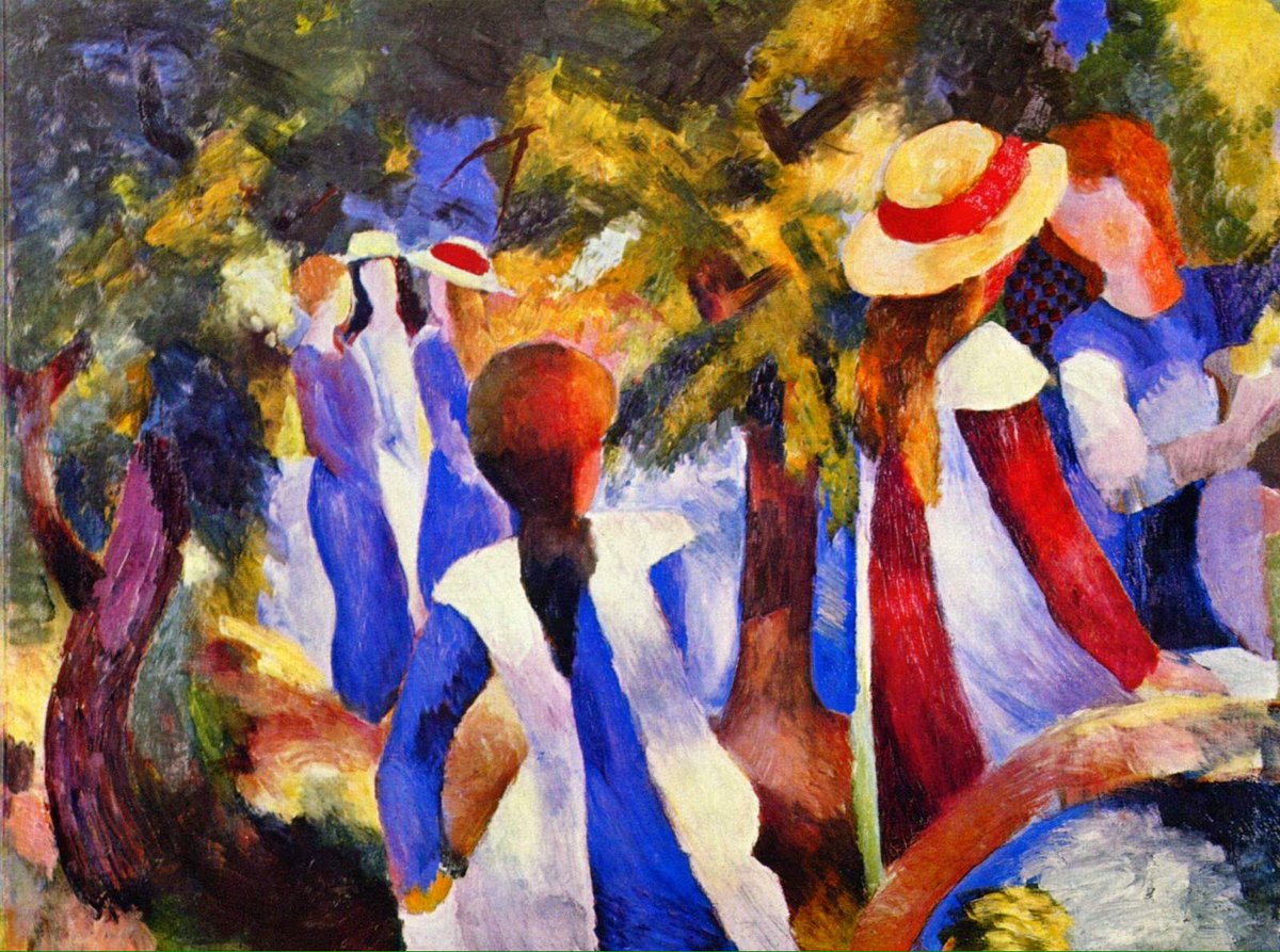 menkareh's tweet photo. #ExpressionistPainter #ArtLover @javiango @VladimerAntonov @scastaldi9 @ZaraTwain @emanuelaneri14 @montgutz 
August Macke. https://t.co/LHVvltbgec